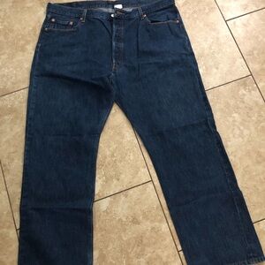 Levi's Men's Straight Jeans in Deep Blue